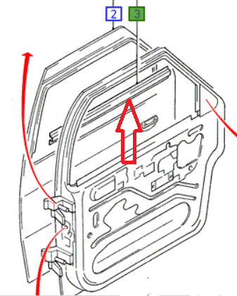 Výztuha - vnější panel