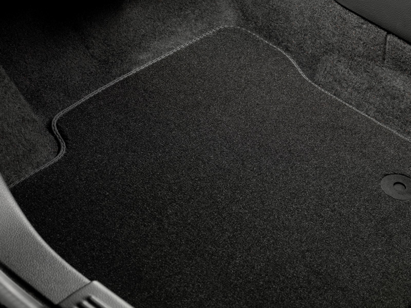 Levně Sada autokoberců Ford KA, textilní, černé
