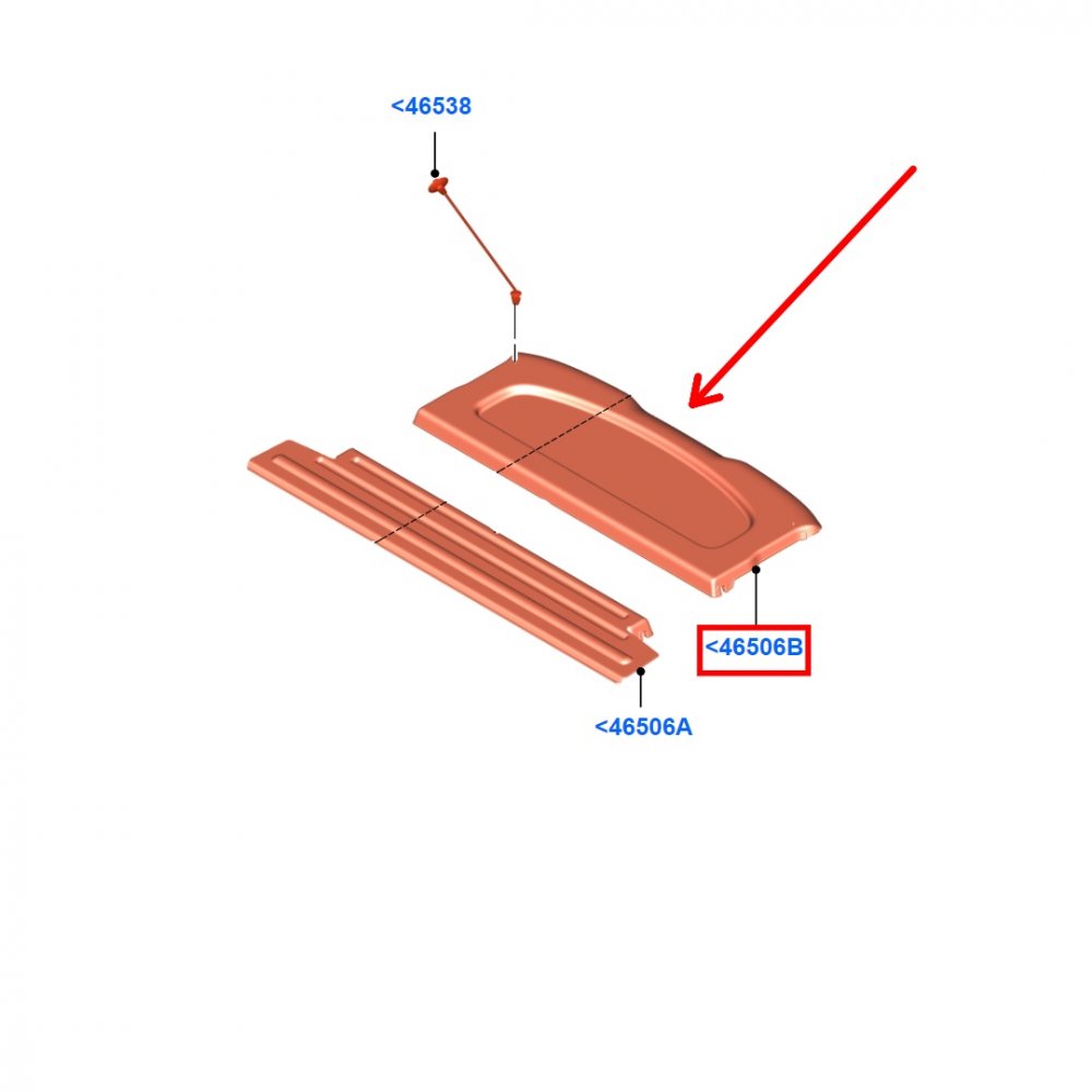 Plato do kufru Ford C-MAX/Grand C-MAX