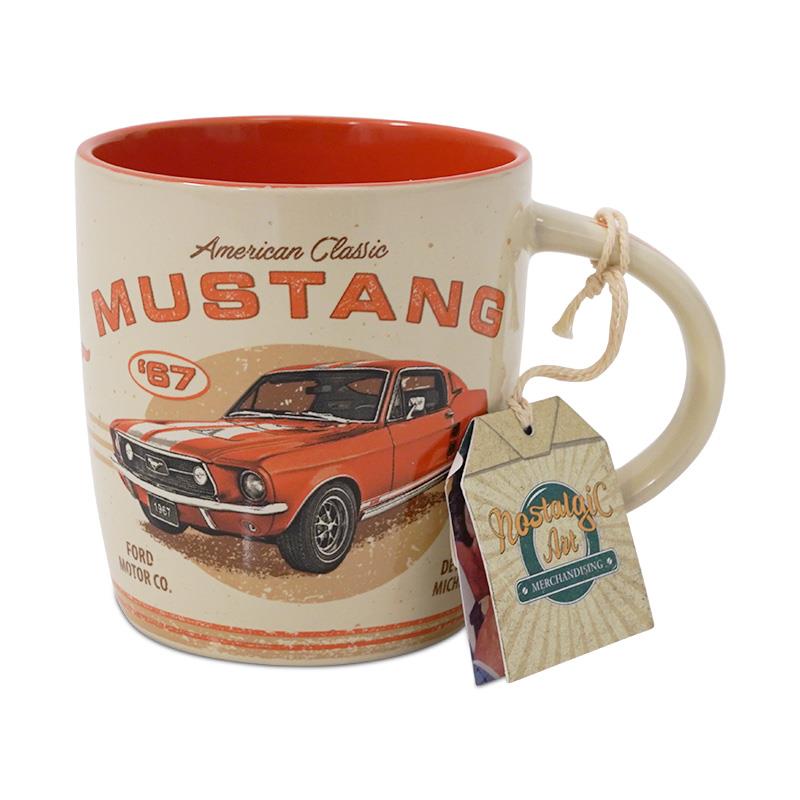 Levně Hrnek Ford Mustang červený