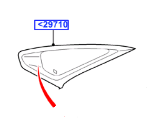 Sklo - postranice karoserie - pevné