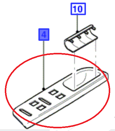 Kryt - vnitřní klika dveří