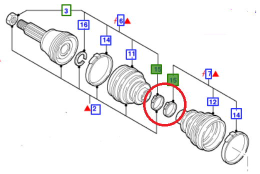 Lanko - zadržení víka zavazadel.