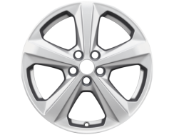 Kolo z lehké slitiny 17" Provedení s 5 paprsky v barvě Sparkle Silver