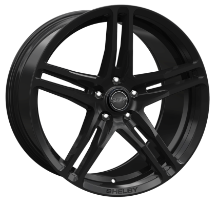 Shelby ALU kola 20x11 ET55 - černé lesklé