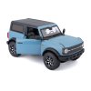 Modrý model Ford Bronco 2021 v meřítku 1 : 24