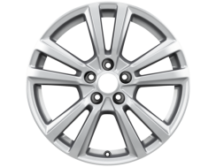 Kolo z lehké slitiny 17" Provedení s 5x2 paprsky v barvě Sparkle Silver