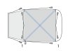 Stan v zádi vozu Outwell Linnburg Air Rear