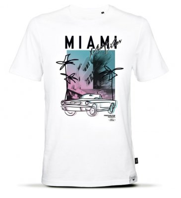 Tričko Ford Mustang Miami Vibes - Velikost: L