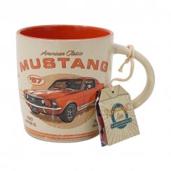 Hrnek Ford Mustang červený