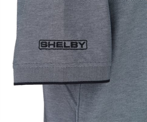 Tričko Shelby Oxford Pique Dark Grey Polo