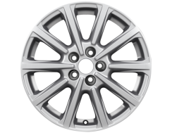 Kolo z lehké slitiny 17" Provedení s 10 paprsky v barvě Sparkle Silver
