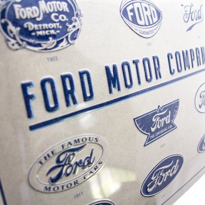 Plechový štítek Ford s logem Evolution