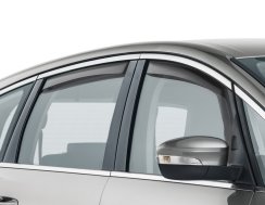 ClimAir®* Deflektor bočního okna pro okna zadních dveří v černé barvě