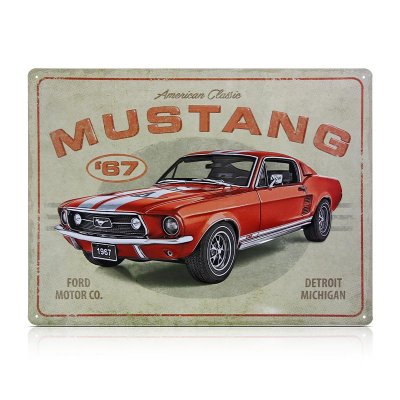 Ford cedule Mustang GT 1967 Red