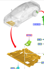 Kryt motoru Mondeo