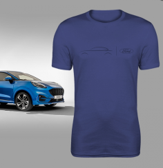 Tričko Ford Puma - modrá