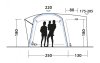 Stan v zádi vozu Outwell Linnburg Air Rear