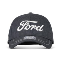 Šedá baseballová čepice Ford Basic z RPET