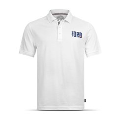 Polo triko Ford Heritage, bílá