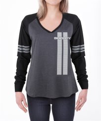Tričko Shelby Ladies Long Sleeve V-neck Game Tee
