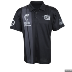 Tričko Shelby Sublimated Black Polo