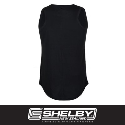 Tričko Shelby Ladies Built for Speed relaxed black tank