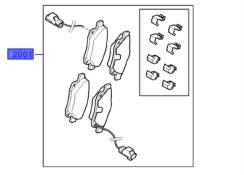 Sada - brzdové obložení