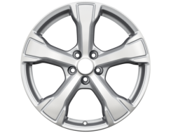 Kolo z lehké slitiny 18" provedení s 5 paprsky v barvě Sparkle Silver s frézovaným povrchem