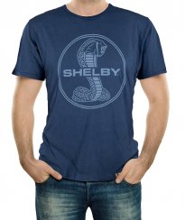 Tričko Shelby Mineral Wash Navy