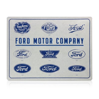 Plechový štítek Ford s logem Evolution