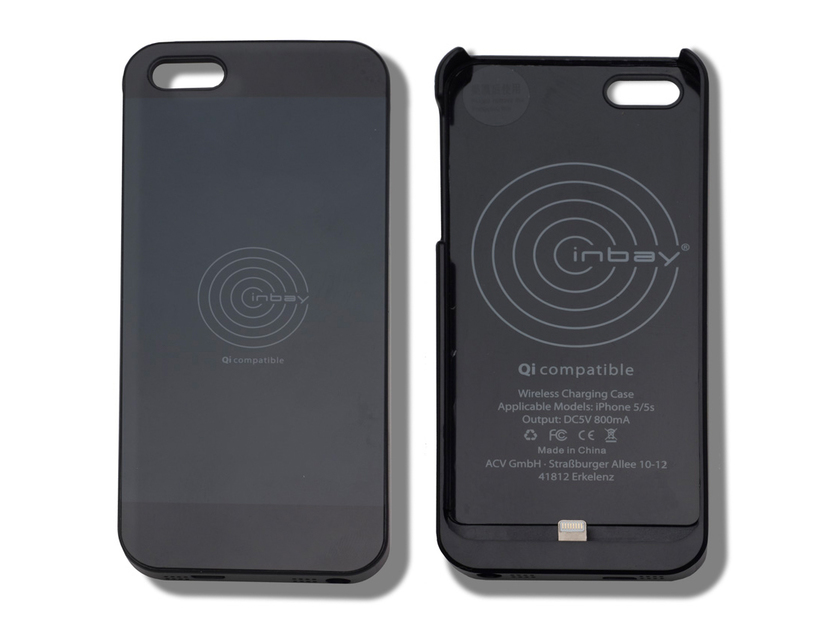 Levně Nabíjecí pouzdro Qi pro IPhone 5/5S, černé