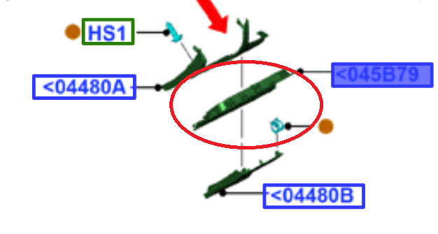Kryt - otvor pro sloupek řízení