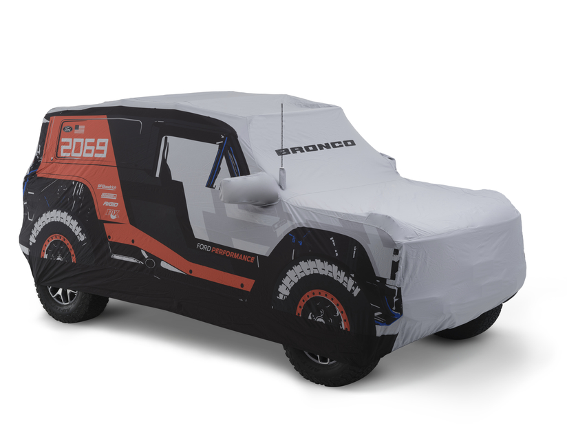 Levně Coverking Ochranná plachta Premium 3D vícebarevná grafika Bronco