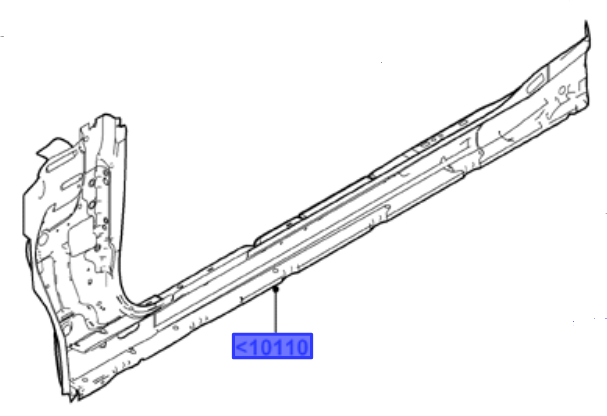 Příčník - postranice podlahy
