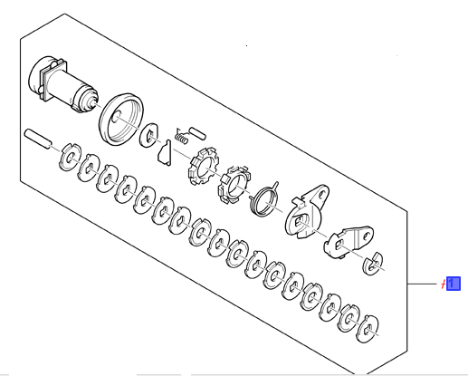 Sada - oprava vložky zámku