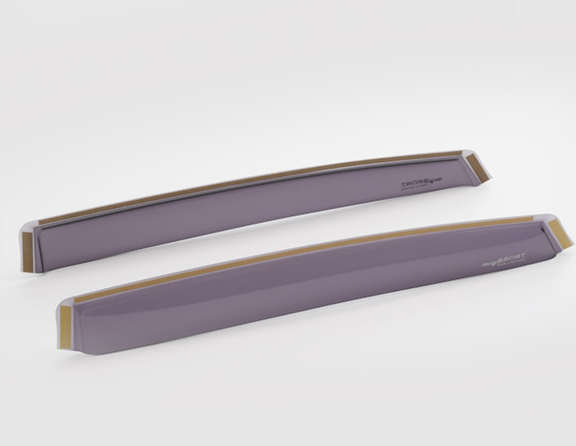 Ofuky bočních oken ClimAir, zadní, černé