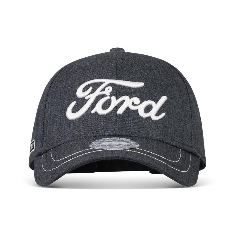 Šedá baseballová čepice Ford Basic z RPET