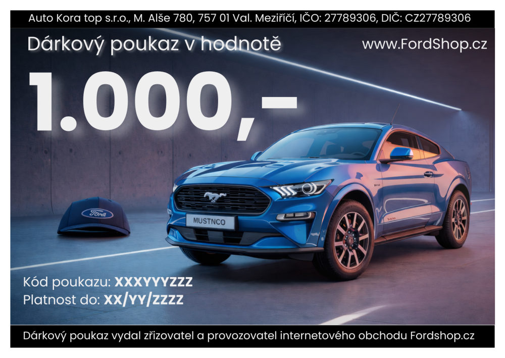 Levně Dárkový poukaz v hodnotě 1 000 Kč