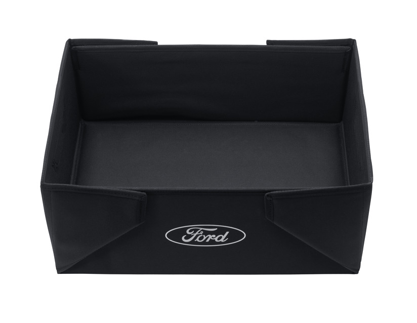 Levně Skládací přepravní box černá látka s bílým oválem Ford na obou stranách