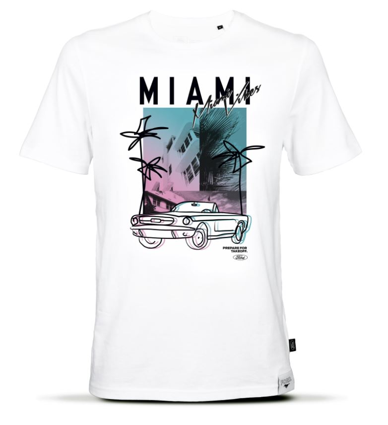Levně Tričko Ford Mustang Miami Vibes L