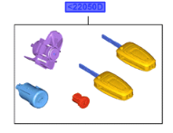 Sada zámku - celé vozidlo