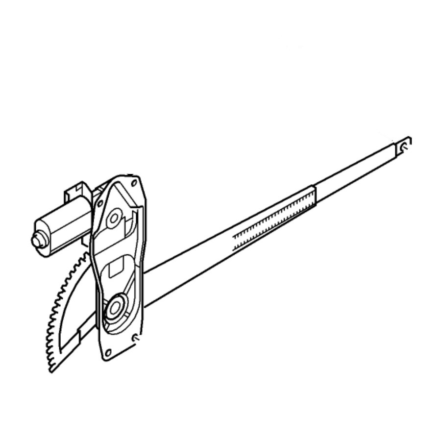 Levý přední mechanismus zavírání oken Ford Transit