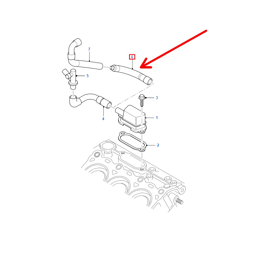 Hadice sání Ford Mondeo