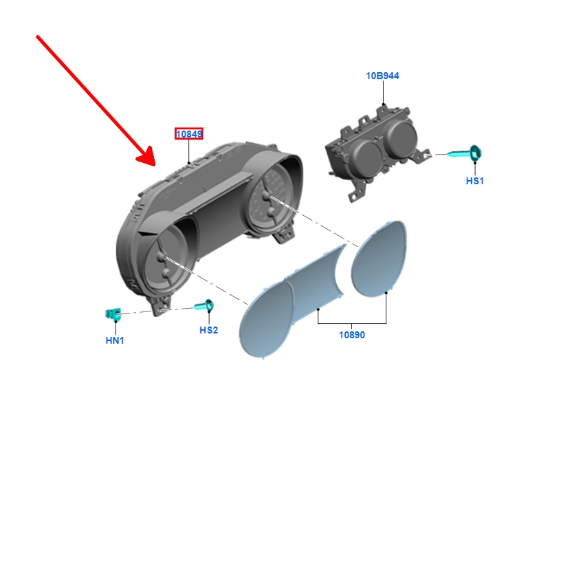 Palubní deska Ford Mustang
