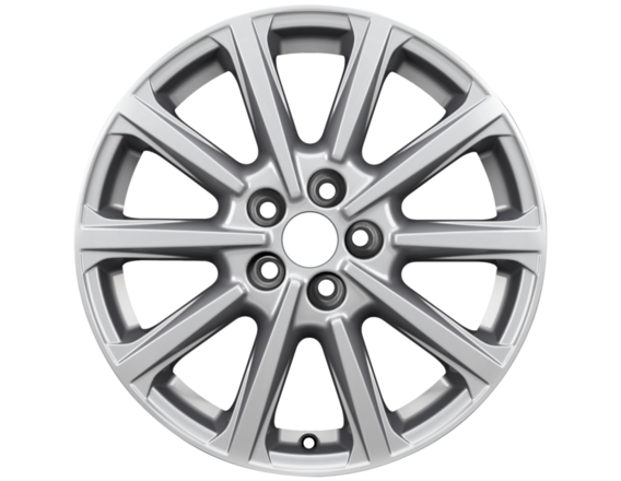 Kolo z lehké slitiny 17" Provedení s 10 paprsky v barvě Sparkle Silver