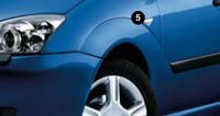 Boční blinkr Ford Focus, čirý