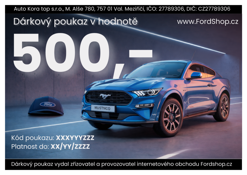 Levně Dárkový poukaz v hodnotě 500 Kč