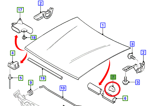 Těsnění - bočního plechu karoserie