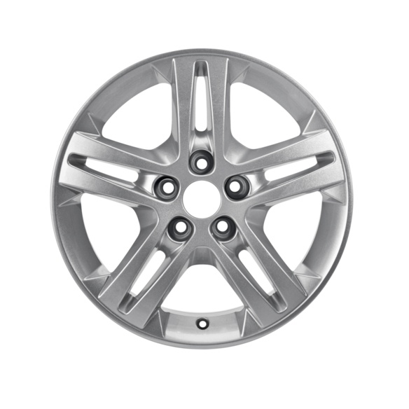 Alu kolo Ford 6.5x16" ET 50 s 5x2 paprsky stříbrné